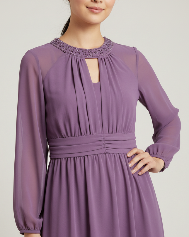 Festliches kleid jugendweihe blumenkind kurz | Festkleid - Ansicht 4