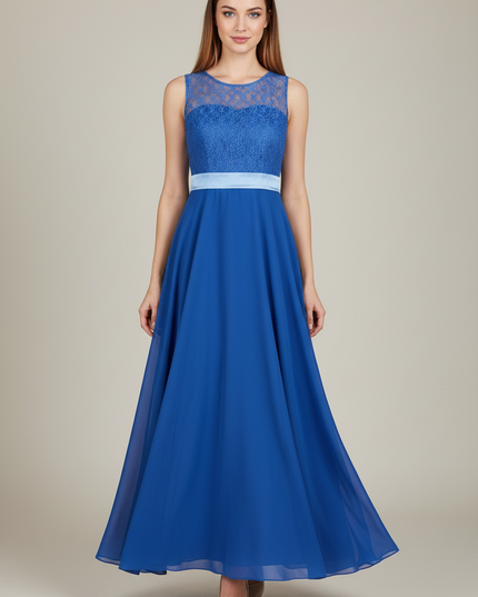 Festliches Kleid Jugendweihe Hellblau Maedchen - Ansicht 1