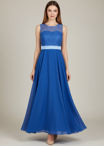 Festliches Kleid Jugendweihe Hellblau Maedchen - Ansicht 1