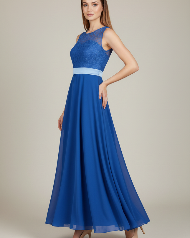 Festliches Kleid Jugendweihe Hellblau Maedchen - Ansicht 3