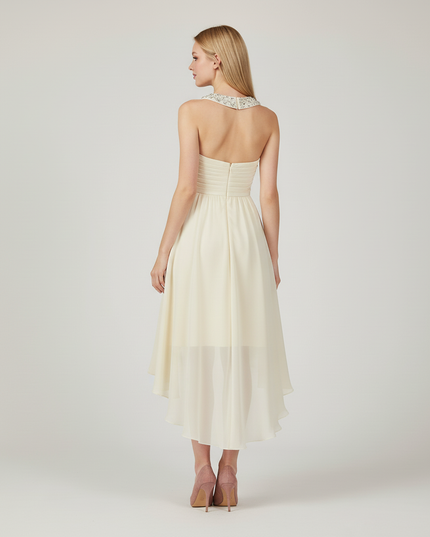 Festliches Kleid Jugendweihe Maedchen Ballkleid Champagne - Ansicht 2