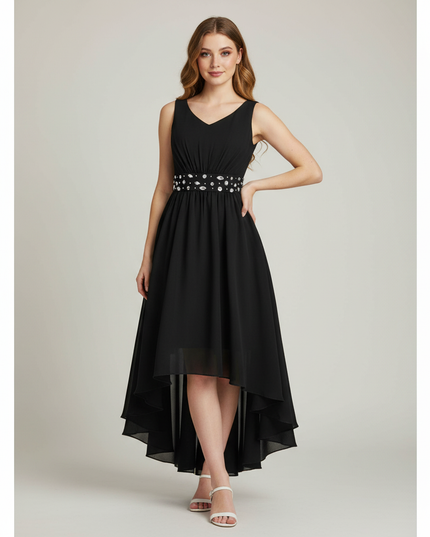 Festliches Kleid Jugendweihe Maedchen Ballkleid Schwarz - Ansicht 1