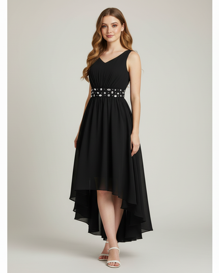 Festliches Kleid Jugendweihe Maedchen Ballkleid Schwarz - Ansicht 3