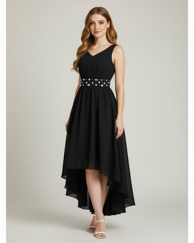 Festliches Kleid Jugendweihe Maedchen Ballkleid Schwarz - Ansicht 3