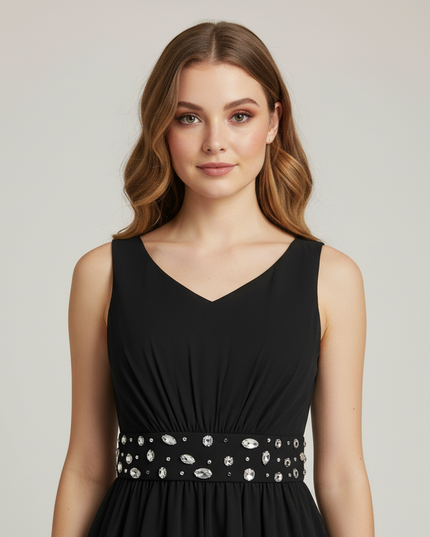 Festliches Kleid Jugendweihe Maedchen Ballkleid Schwarz - Ansicht 4