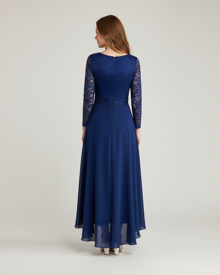 Jugendweihe kleid blau blumenkind - Festliches Kleid - Ansicht 2