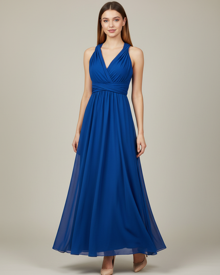 Jugendweihe Kleid Dunkelblau Lang Multiway | Festlich - Ansicht 1