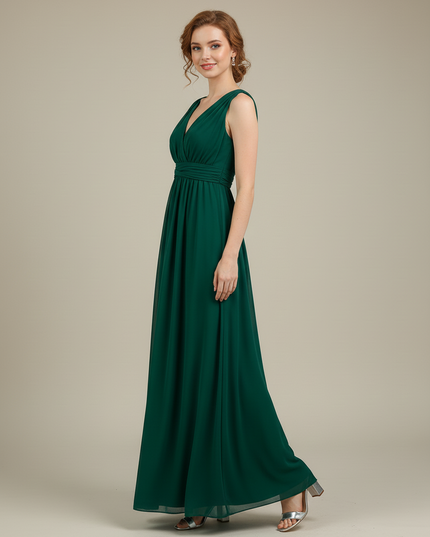 Jugendweihe Kleid Gruen Schwarz Multiway Maxikleid S-XL - Ansicht 3