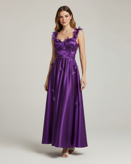 Jugendweihe Kleid Lila Kurz Pailletten | Cocktail - Ansicht 5