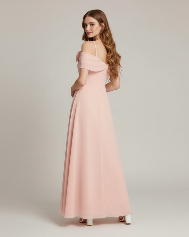 Jugendweihe Kleid Pink Off-Shoulder Prinzessin | Festkleid - Ansicht 2