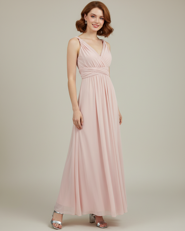 Jugendweihe Kleid Rosa Festlich Maxi | Multiway - Ansicht 1