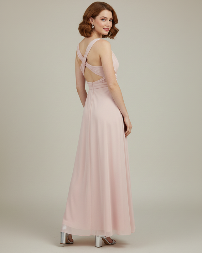 Jugendweihe Kleid Rosa Festlich Maxi | Multiway - Ansicht 2