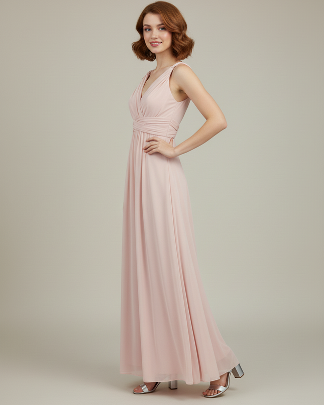 Jugendweihe Kleid Rosa Festlich Maxi | Multiway - Ansicht 3