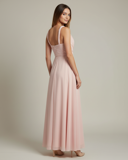 Jugendweihe Kleid Rosa Spitze Maxi | Multiway lang - Ansicht 2