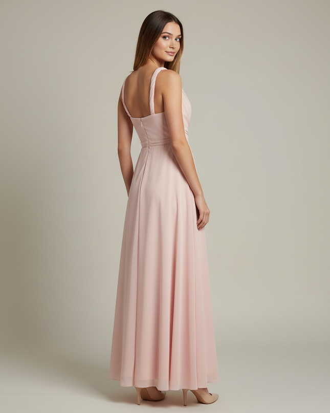 Jugendweihe Kleid Rosa Spitze Maxi | Multiway lang - Ansicht 2