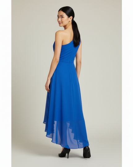 Jugendweihe Kleid Tuerkis Elegant - Hellblau Pailletten - Ansicht 2