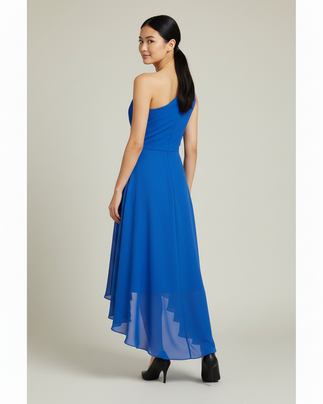 Jugendweihe Kleid Tuerkis Elegant - Hellblau Pailletten - Ansicht 2