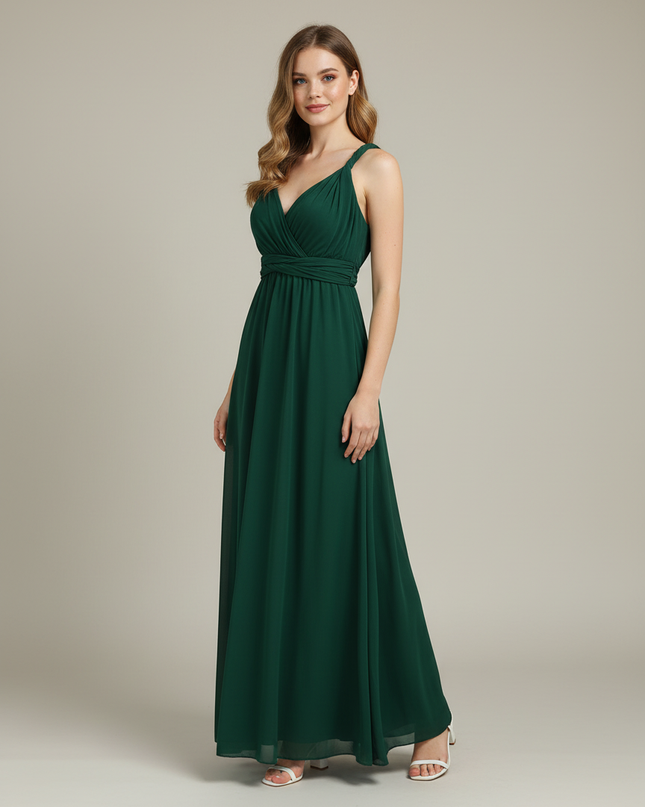 Jugendweihe Kleider Gruen Lang Multiway - Maxikleid S-XL - Ansicht 1