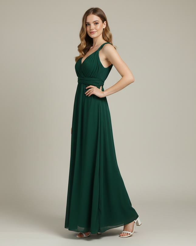 Jugendweihe Kleider Gruen Lang Multiway - Maxikleid S-XL - Ansicht 3