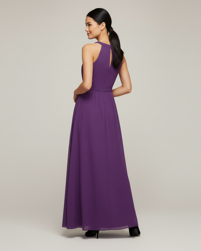 Jugendweihe Kleider Lila Multiway Maxi Festkleid - Ansicht 2
